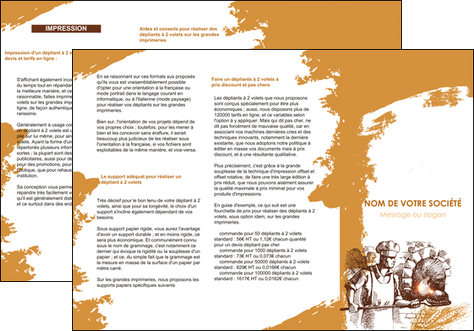 exemple depliant 3 volets  6 pages  boulangerie pains boulangerie boulanger MID31451