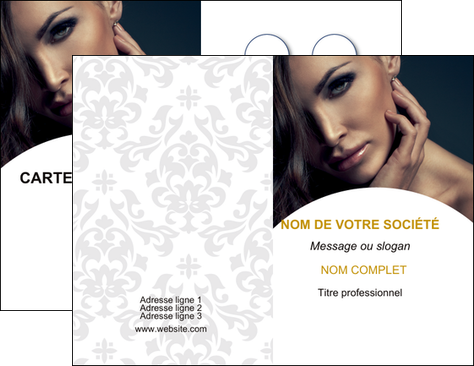 creation graphique en ligne carte de visite cosmetique beaute bien etre coiffure MLIGCH31531