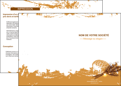 creer modele en ligne depliant 2 volets  4 pages  boulangerie pains boulangerie boulanger MLIG31541