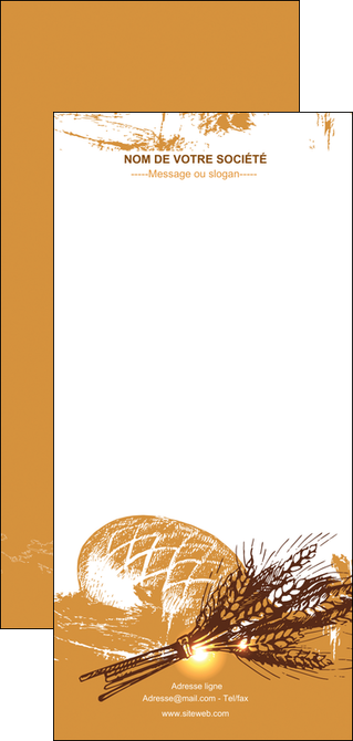 imprimerie flyers boulangerie pains boulangerie boulanger MLIG31547