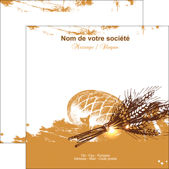 personnaliser modele de flyers boulangerie pains boulangerie boulanger MLIG31559
