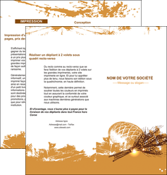 personnaliser modele de depliant 2 volets  4 pages  boulangerie pains boulangerie boulanger MLIG31563