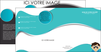 creation graphique en ligne depliant 4 volets  8 pages  materiel de sante docteur medecin soins medicales MIDBE31615