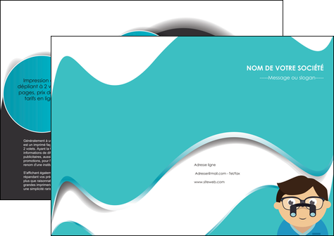 impression depliant 2 volets  4 pages  materiel de sante docteur medecin soins medicales MIDBE31625