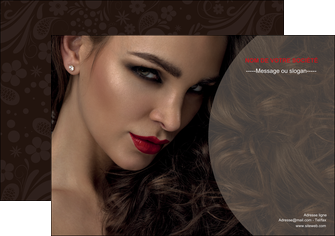maquette en ligne a personnaliser affiche centre esthetique  beaute bien etre coiffure MFLUOO31655