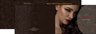 imprimerie depliant 2 volets  4 pages  centre esthetique  beaute bien etre coiffure MFLUOO31663