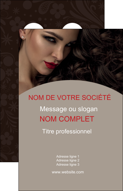 imprimer carte de visite centre esthetique  beaute bien etre coiffure MFLUOO31671