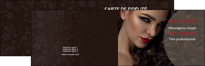 imprimer carte de visite centre esthetique  beaute bien etre coiffure MFLUOO31673