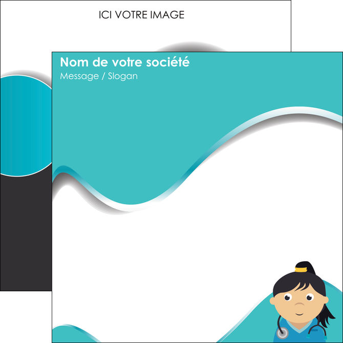 faire flyers infirmier infirmiere infirmier infirmerie aide soignant MIDLU31681