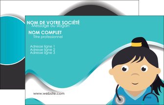 creation graphique en ligne carte de visite infirmier infirmiere infirmier infirmerie aide soignant MIDLU31711