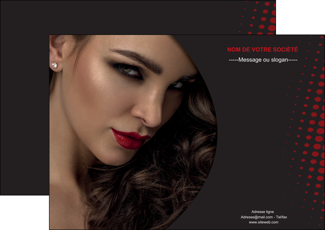 imprimerie affiche centre esthetique  coiffeur a domicile salon de coiffure salon de beaute MFLUOO31759