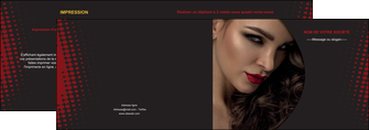 modele en ligne depliant 2 volets  4 pages  centre esthetique  coiffeur a domicile salon de coiffure salon de beaute MFLUOO31767