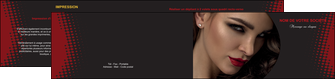 faire depliant 2 volets  4 pages  centre esthetique  coiffeur a domicile salon de coiffure salon de beaute MFLUOO31769