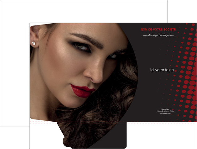 modele pochette a rabat centre esthetique  coiffeur a domicile salon de coiffure salon de beaute MFLUOO31771