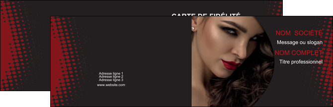 maquette en ligne a personnaliser carte de visite centre esthetique  coiffeur a domicile salon de coiffure salon de beaute MFLUOO31777