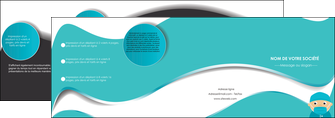 creation graphique en ligne depliant 4 volets  8 pages  infirmier infirmiere infirmier infirmerie aide soignant MID31805