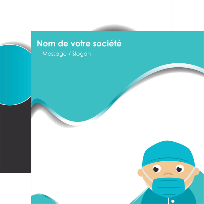 modele flyers infirmier infirmiere infirmier infirmerie aide soignant MIDLU31819