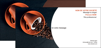 impression carte de correspondance bar et cafe et pub tasse a cafe cafe graines de cafe MIFCH31839
