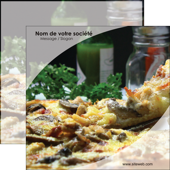 personnaliser maquette flyers pizzeria et restaurant italien pizza pizzeria restaurant italien MFLUOO31861