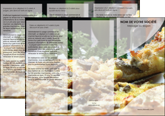 impression depliant 3 volets  6 pages  pizzeria et restaurant italien pizza pizzeria restaurant italien MFLUOO31869