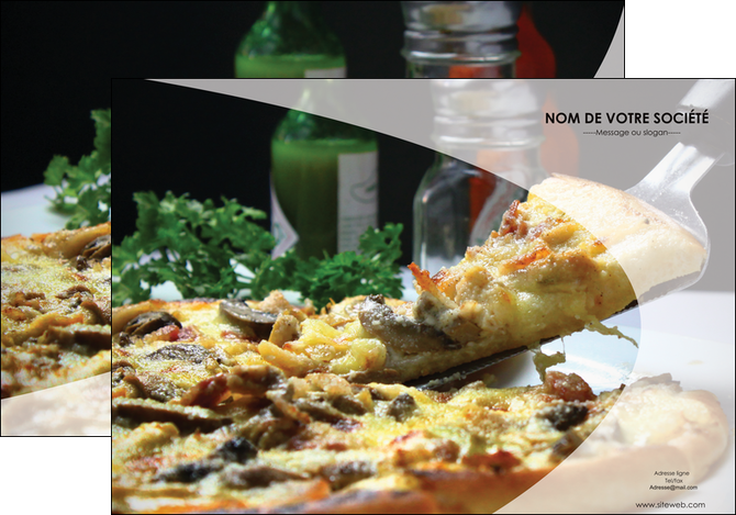 modele affiche pizzeria et restaurant italien pizza pizzeria restaurant italien MFLUOO31887