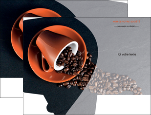 faire modele a imprimer pochette a rabat bar et cafe et pub cafe tasse de cafe graines de cafe MIFCH31919