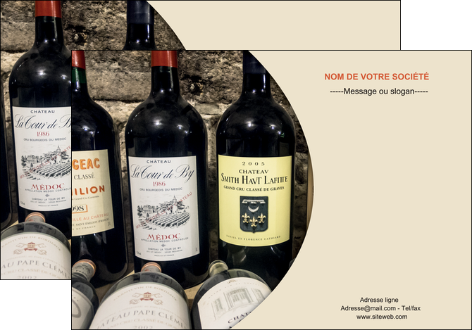 modele affiche vin commerce et producteur caviste vin vignoble MIDBE31999