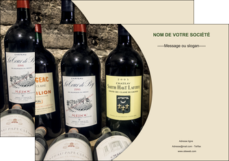 creer modele en ligne affiche vin commerce et producteur caviste vin vignoble MIDBE32005