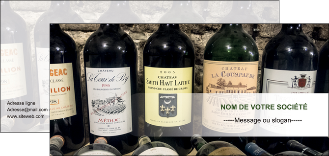 imprimerie flyers vin commerce et producteur caviste vin vignoble MIDBE32073