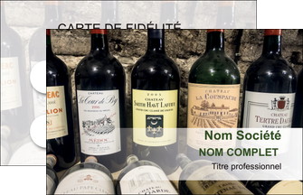 faire carte de visite vin commerce et producteur caviste vin vignoble MIDBE32083