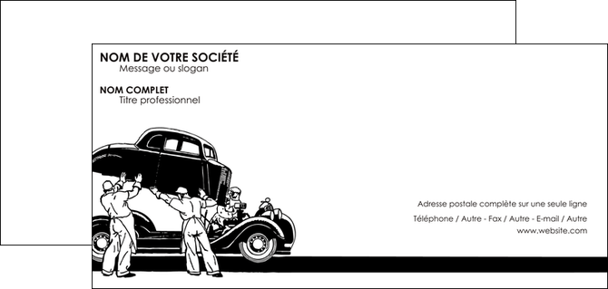 creation graphique en ligne carte de correspondance garage garagiste atelier de garagiste MIDBE32271