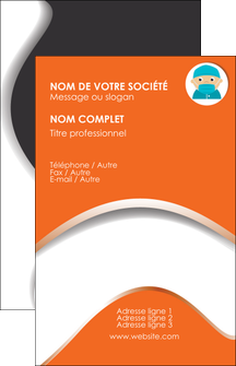 personnaliser modele de carte de visite infirmier infirmiere infirmier infirmerie blouse MIDBE32313