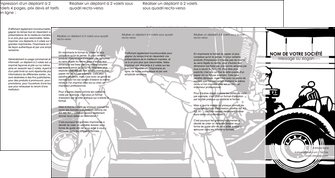 maquette en ligne a personnaliser depliant 4 volets  8 pages  garage garagiste atelier de garagiste MIDBE32331