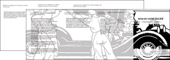 creation graphique en ligne depliant 4 volets  8 pages  garage garagiste atelier de garagiste MIDBE32333
