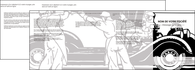 creer modele en ligne depliant 4 volets  8 pages  garage garagiste atelier de garagiste MIDBE32335