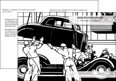 imprimerie depliant 2 volets  4 pages  garage garagiste atelier de garagiste MIDBE32337