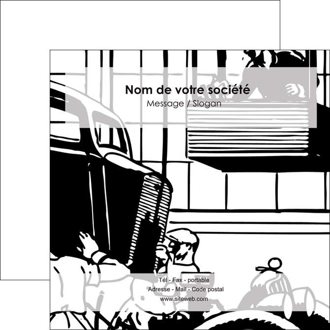 exemple flyers garage garagiste atelier de garagiste MIDBE32351