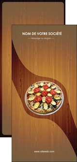 personnaliser maquette flyers pizzeria et restaurant italien pizza pizzeria zone tampon MLGI32371