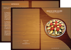 cree depliant 2 volets  4 pages  pizzeria et restaurant italien pizza pizzeria zone tampon MLGI32375