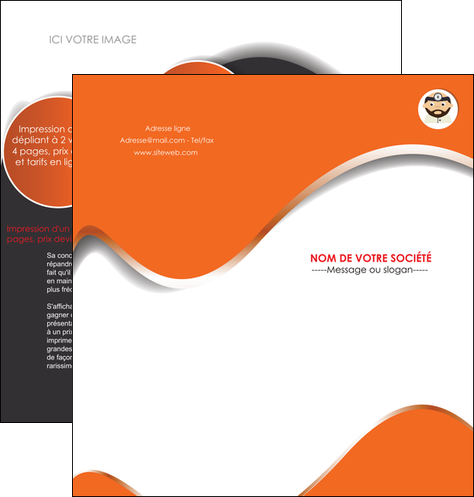 imprimer depliant 2 volets  4 pages  infirmier infirmiere infirmiere infirmerie blouse MIDBE32453