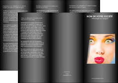 modele en ligne depliant 3 volets  6 pages  cosmetique maquillage beaute couleur MLGI32535