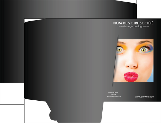 exemple pochette a rabat centre esthetique  maquillage beaute couleur MFLUOO32561