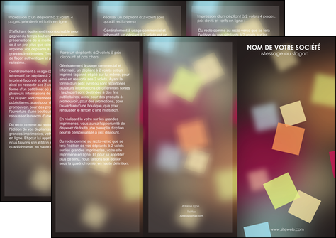 maquette en ligne a personnaliser depliant 3 volets  6 pages  abstrait design texture MFLUOO32625