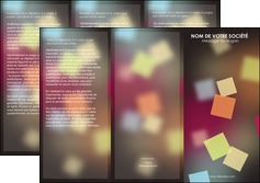 maquette en ligne a personnaliser depliant 3 volets  6 pages  abstrait design texture MIF32625