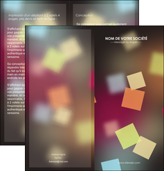 creation graphique en ligne depliant 2 volets  4 pages  abstrait design texture MIF32631