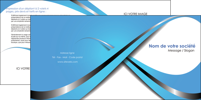 modele en ligne depliant 2 volets  4 pages  texture contexture structure MIDBE32765
