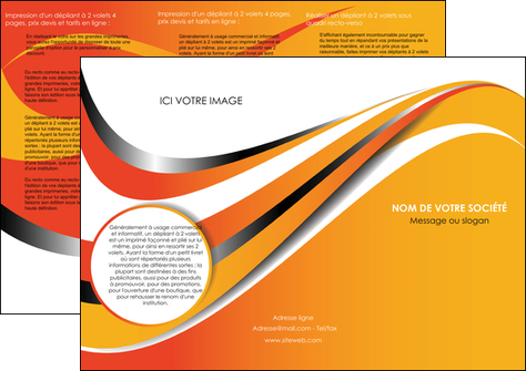 cree depliant 3 volets  6 pages  texture contexture structure MFLUOO33005