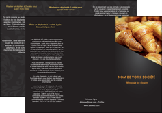modele en ligne depliant 3 volets  6 pages  boulangerie maquette boulangerie croissant patisserie MIF33099