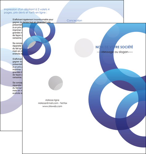 faire depliant 2 volets  4 pages  texture contexture structure MFLUOO33145