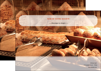 creer modele en ligne affiche patisserie pain brioches boulangerie MIDLU33175